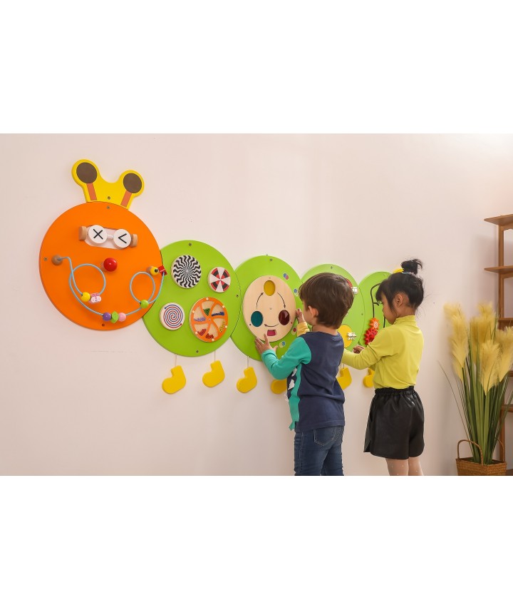 Large Caterpillar Wall Toy