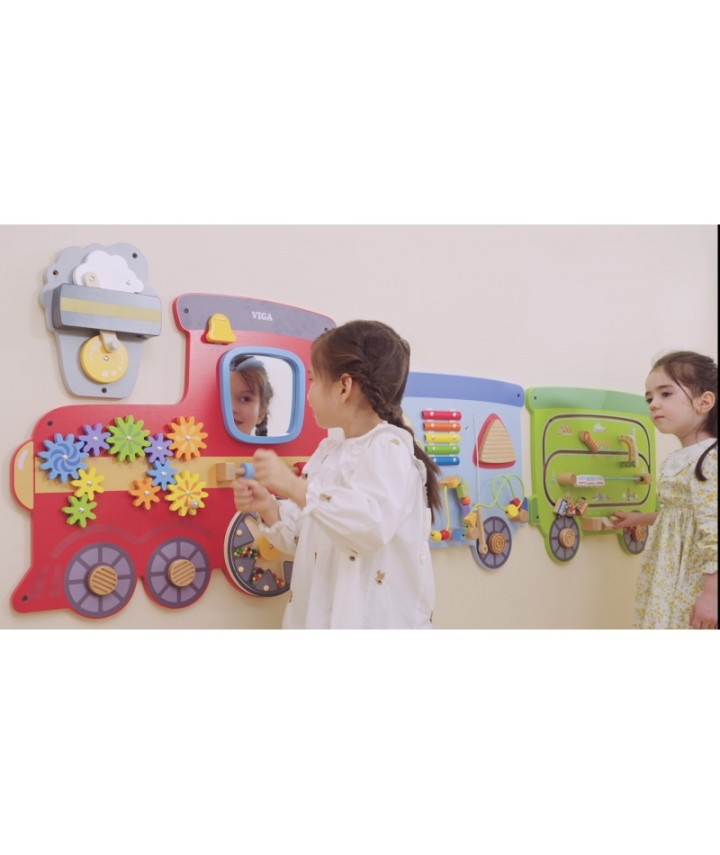 Train Activity Wall Toy