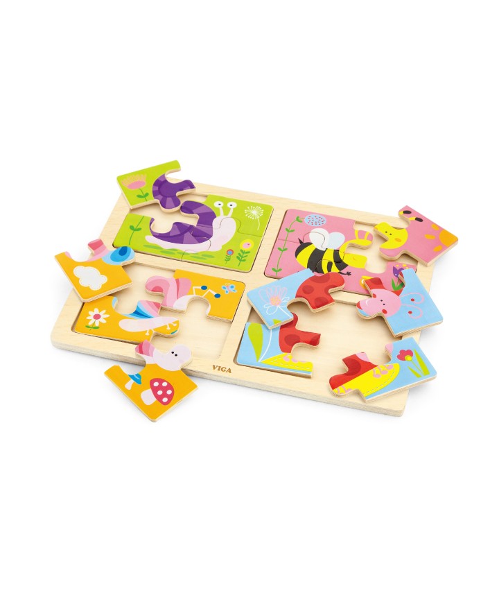 4 in 1 Puzzles - Insecct