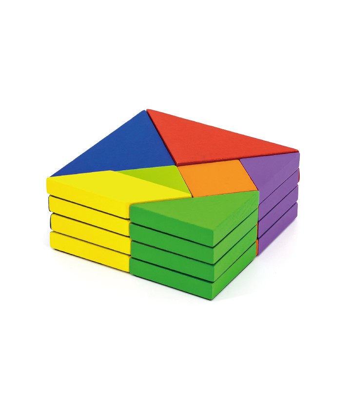 Magnetic Tangram Blocks - 36pc Set