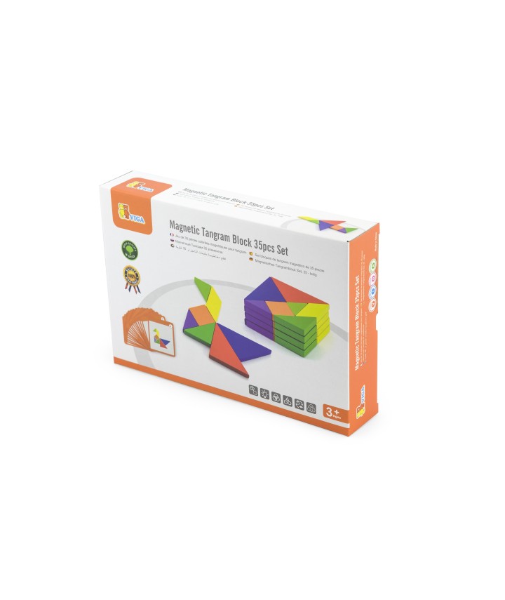 Magnetic Tangram Blocks - 36pc Set