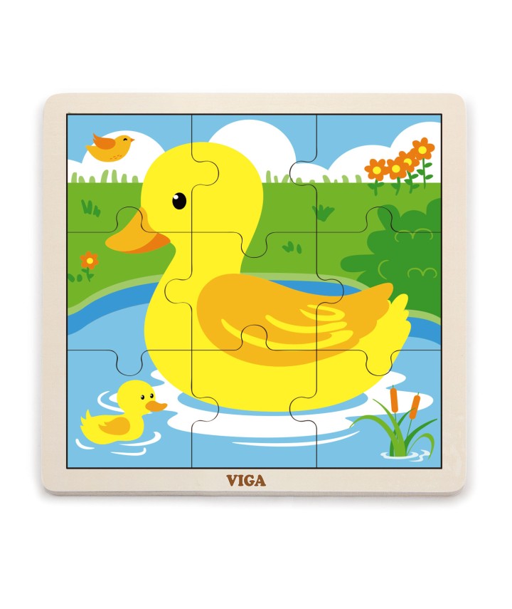 9 Piece Puzzle - Duck