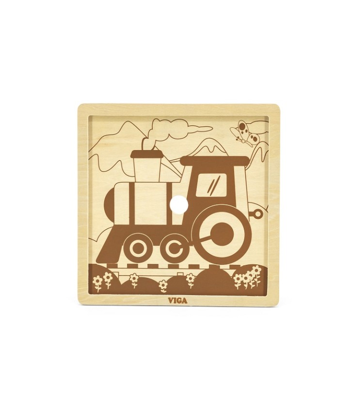 9 Piece Puzzle - Train