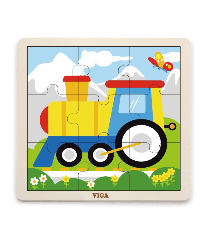 9 Piece Puzzle - Train