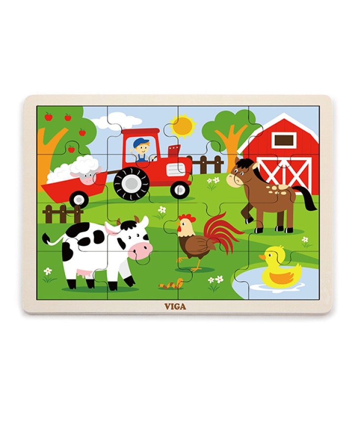 16 Piece Puzzle - Farm