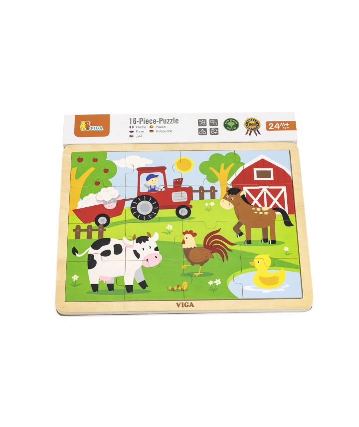 16 Piece Puzzle - Farm