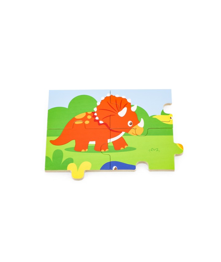 16pcs Puzzle - Dinosaur