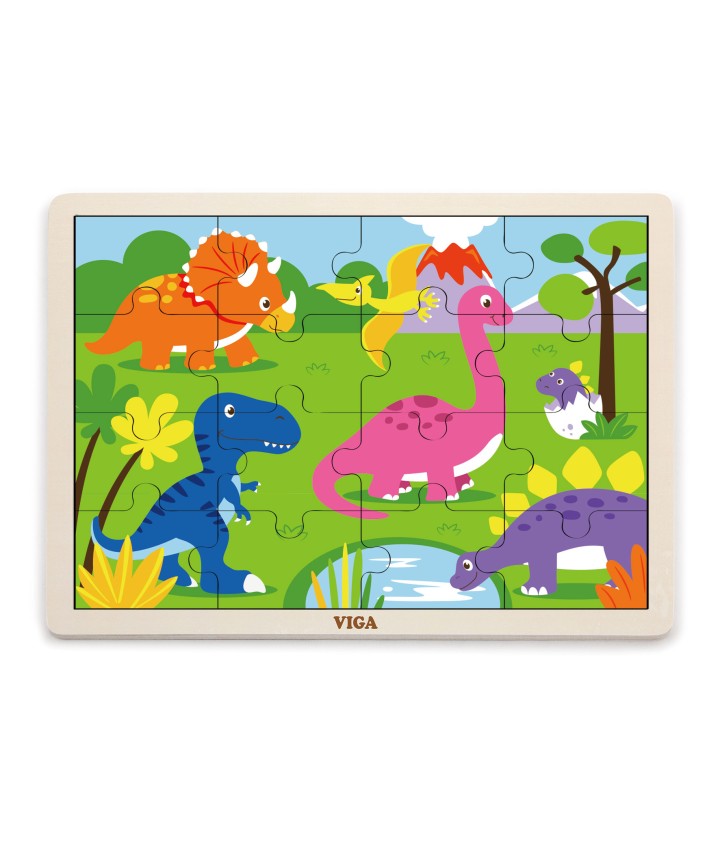 16pcs Puzzle - Dinosaur