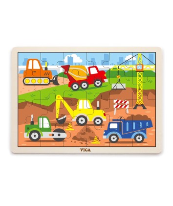 24 Piece Puzzle - Construction Vehicle