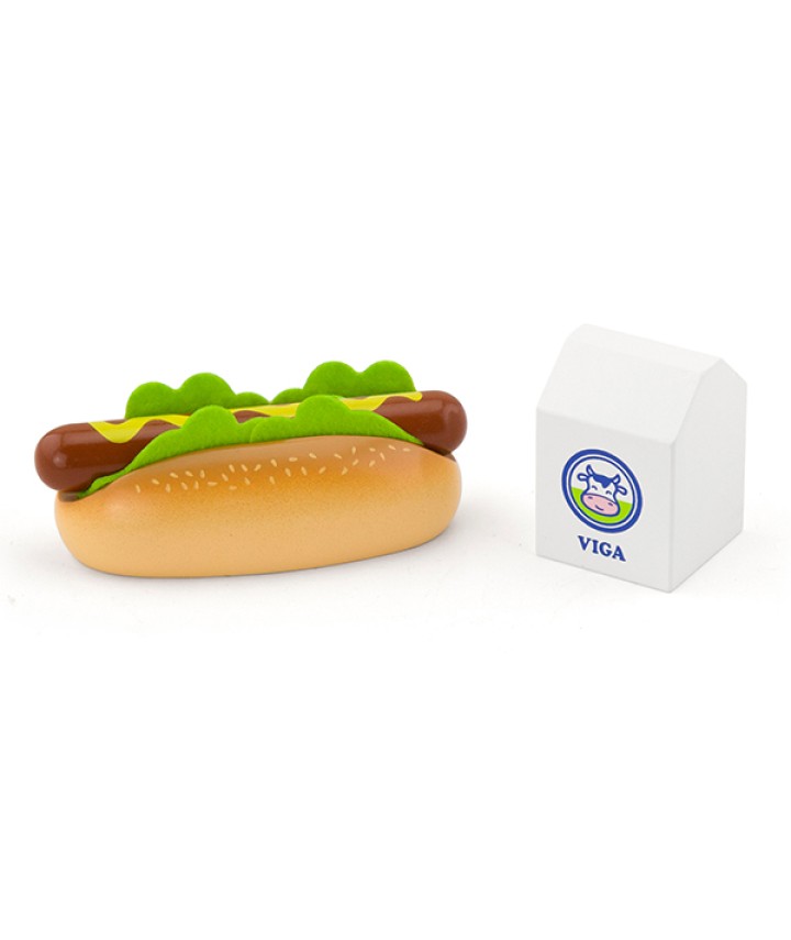 Hot Dog with Milk Play Set