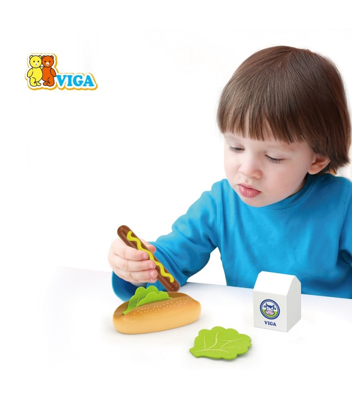 Hot Dog with Milk Play Set