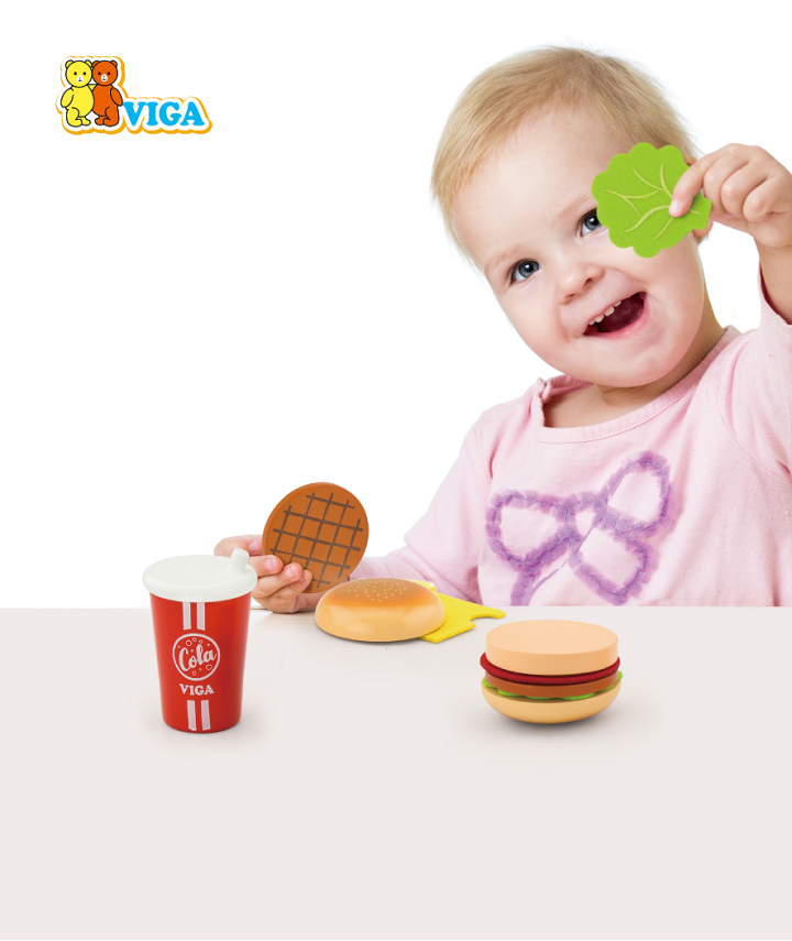 Hamburger and Coke Cola Play Set