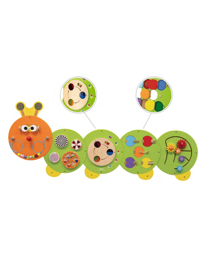 Large Caterpillar Wall Toy