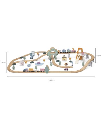 90 Piece Train Set - PolarB