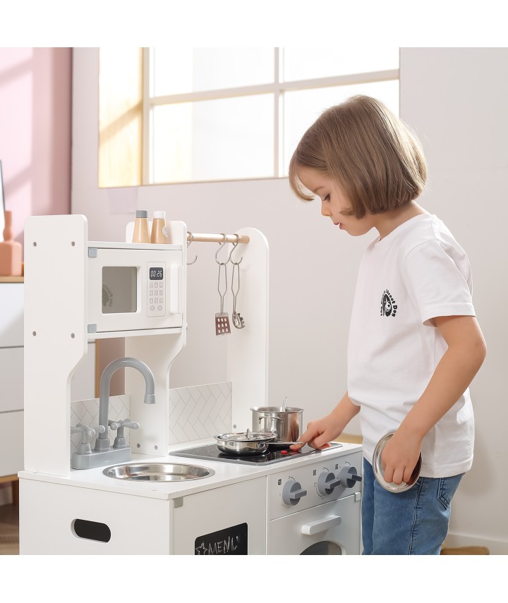 Little Chef's Kitchen with Light and Sound - Classic White