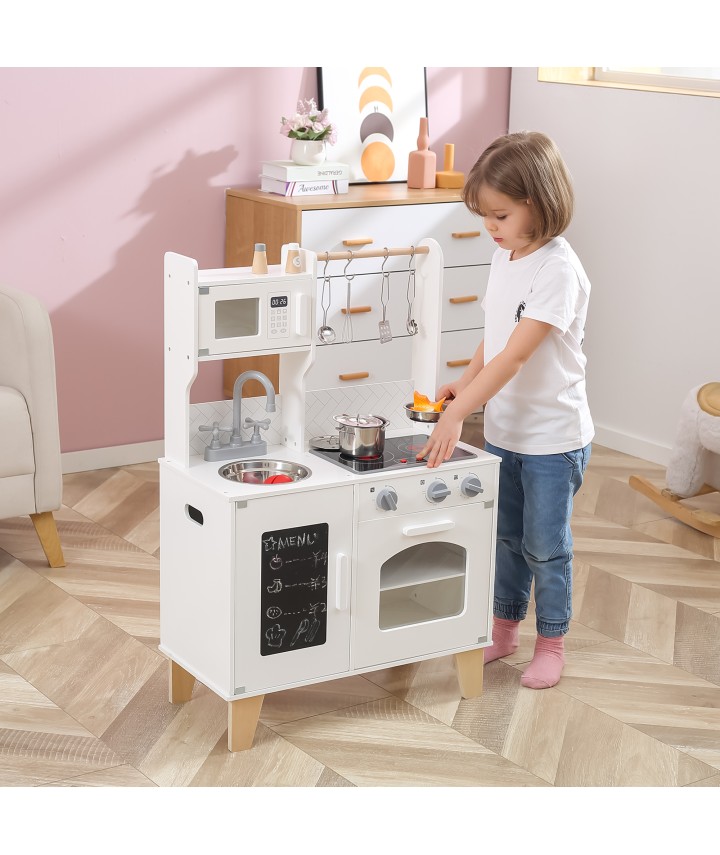 Little Chef's Kitchen with Light and Sound - Classic White