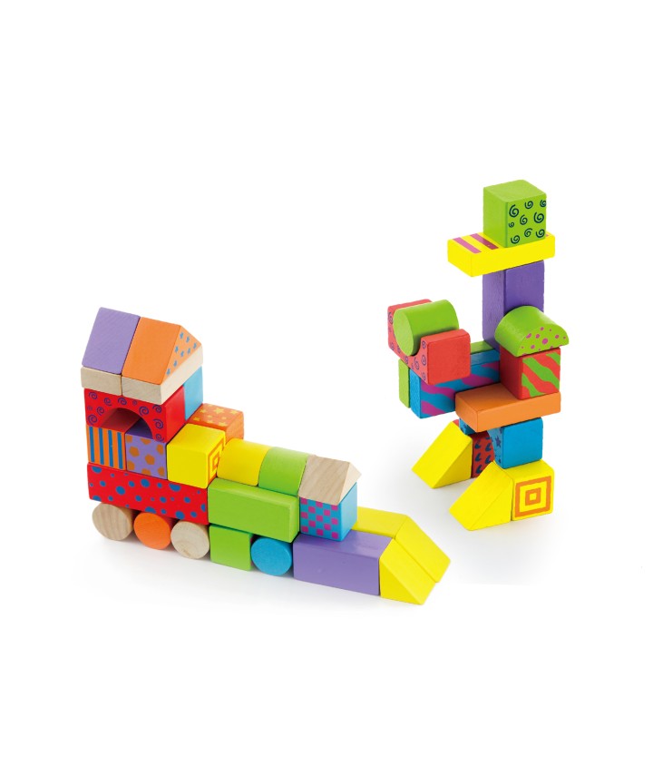 Wooden Blocks - 100pcs