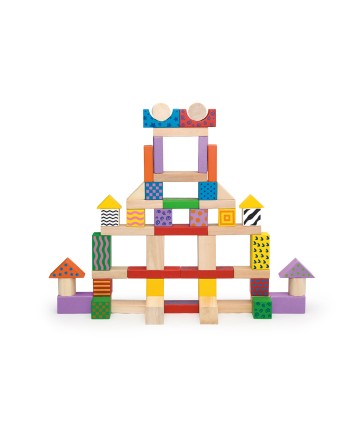 Wooden Blocks - 100pcs