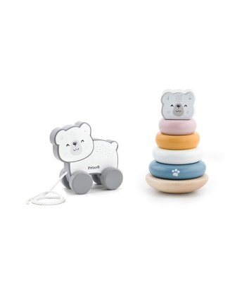 Pull-Along and Stacking Set - Polar Bear - PolarB