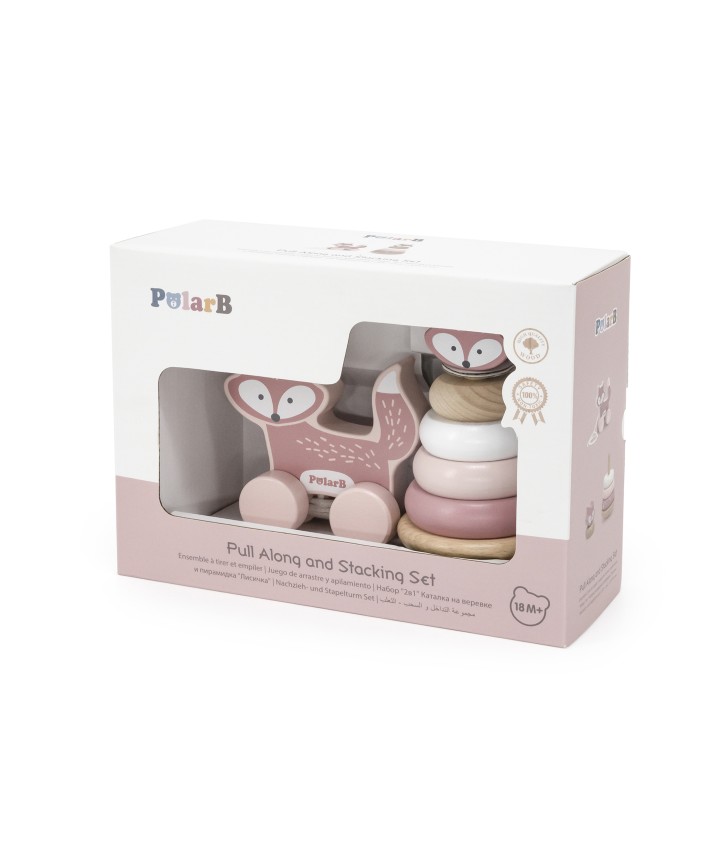 Pull-Along and Stacking Set - Fox - PolarB