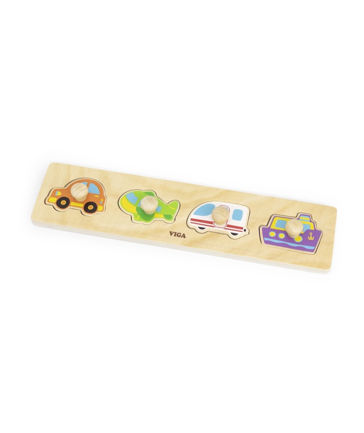 Flat Puzzle - Transportation 4 pcs