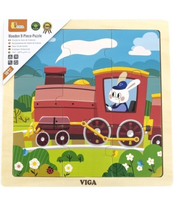 9 Piece Puzzle - Train