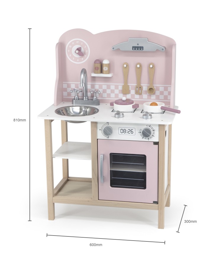 Pink Kitchen with Accessories