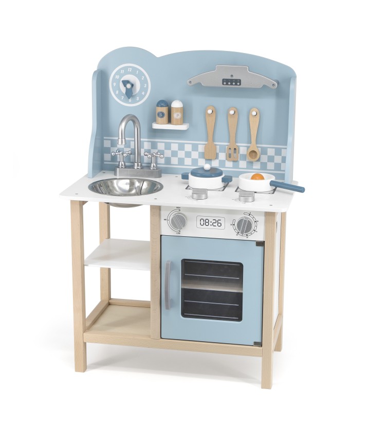 Blue Kitchen with Accessories