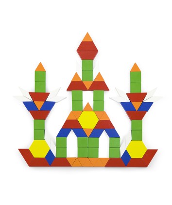 250 Wood Pattern Blocks