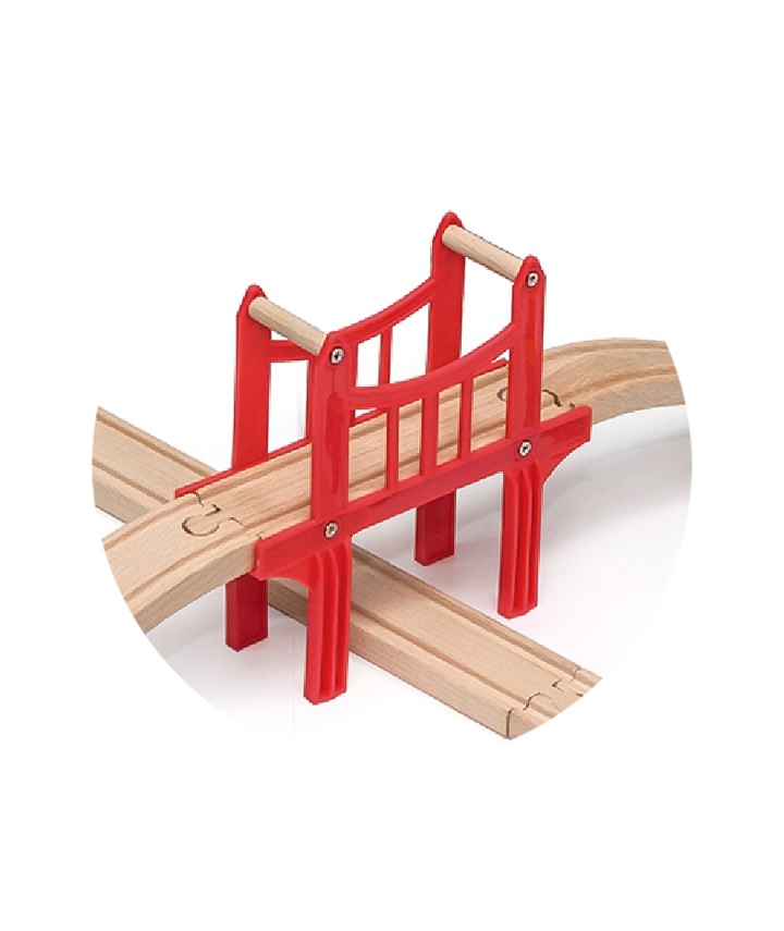 Wooden Train Set 39pcs