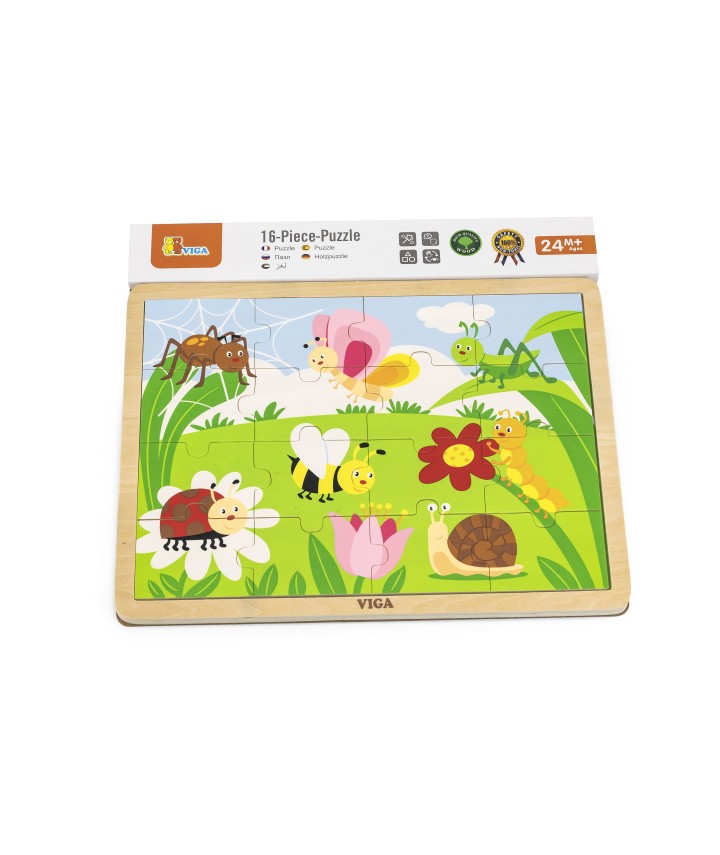 16pcs Puzzle - Insects