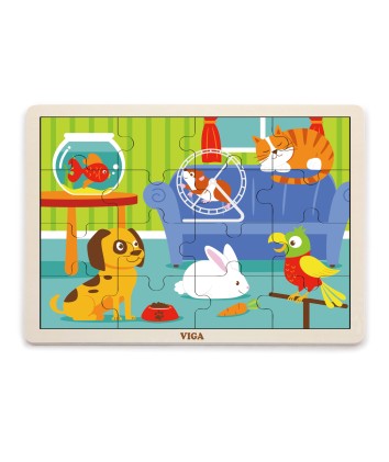 16pcs Puzzle - Pets