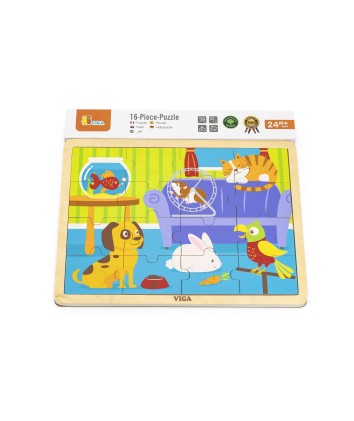 16pcs Puzzle - Pets