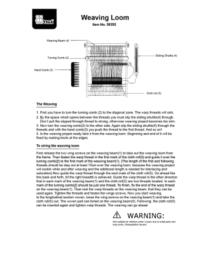 Small Weaving Loom 