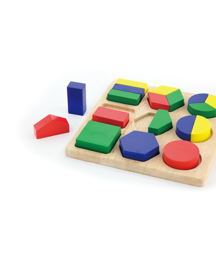 Shape Block Puzzle - Fractions