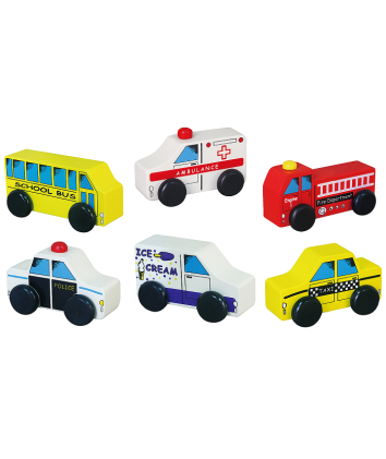 City Vehicles 6 Piece Set 