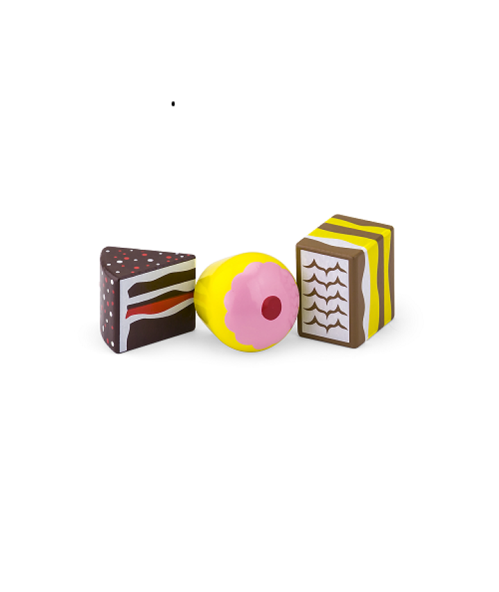 6 Piece Colourful Cake Set