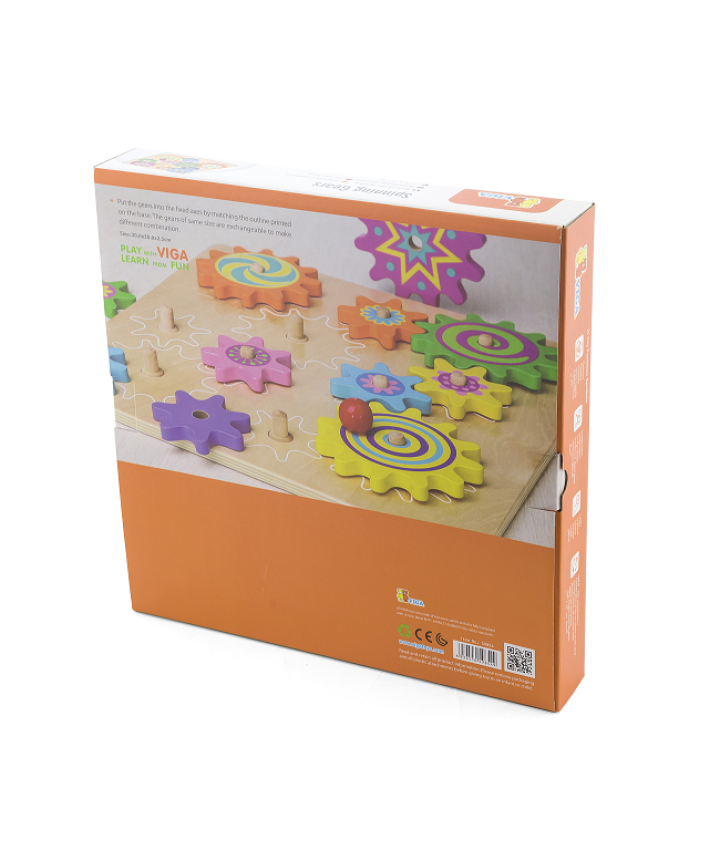 Spinning Cogs and Gears Puzzle