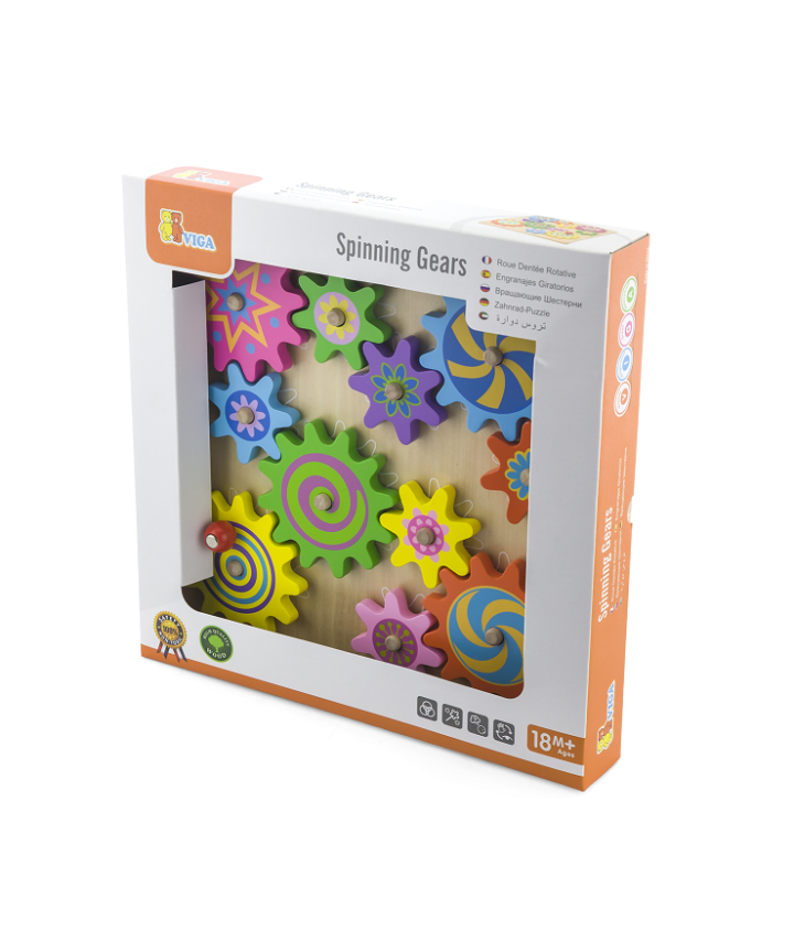 Spinning Cogs and Gears Puzzle