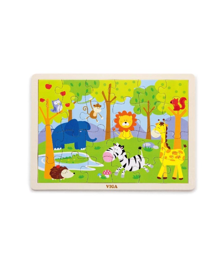 24 Piece Safari Animal Puzzle