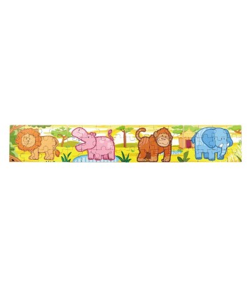 4 in 1 Puzzle Box - Jungle Animals