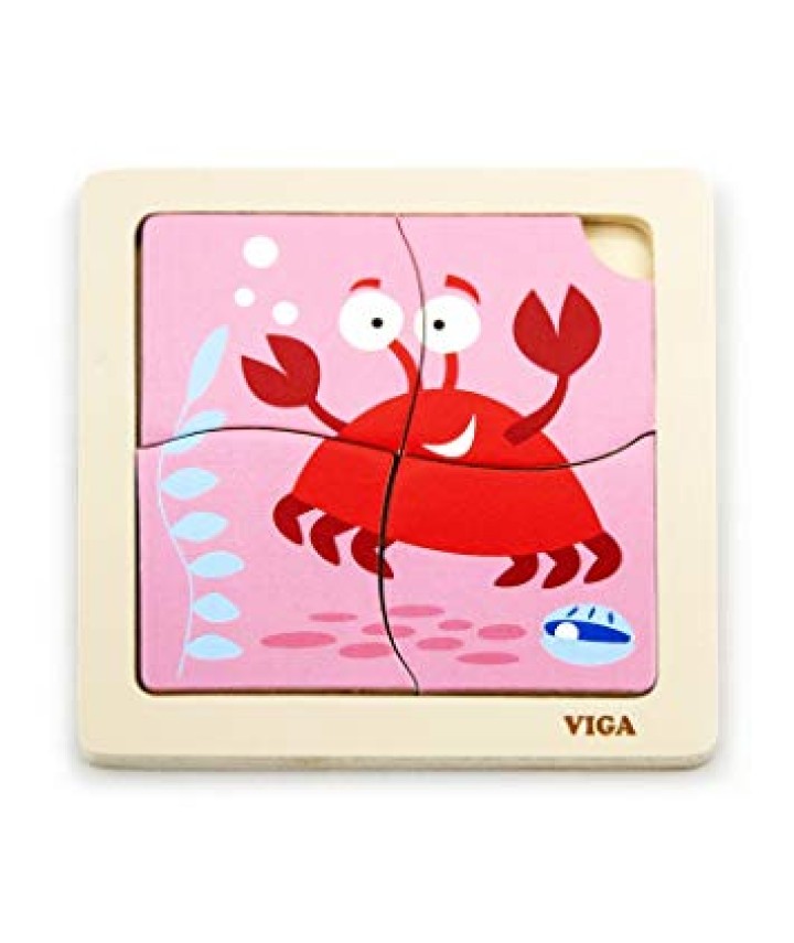 Handy Flat Puzzle - Crab