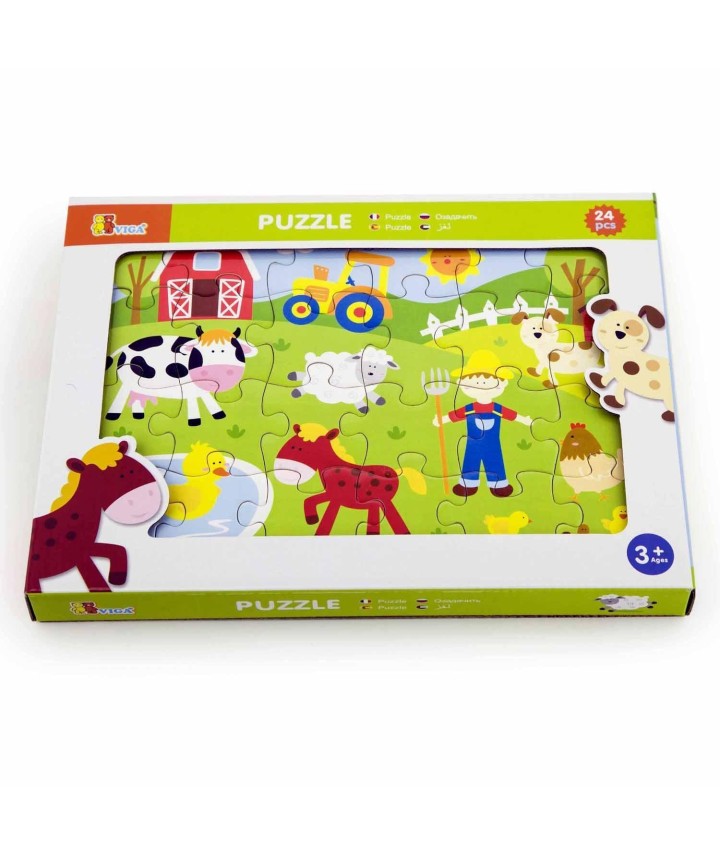 24 Piece Puzzle - Farm