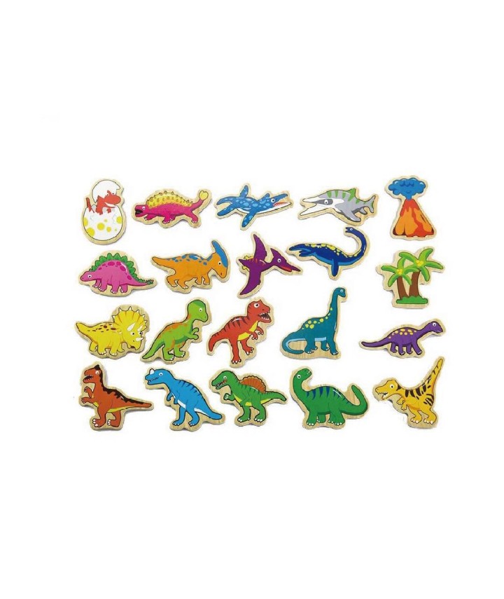 20 Piece Magnetic Dinosaur Set 