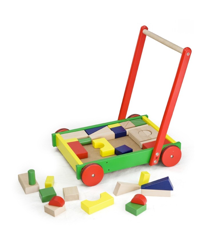 Push Along Truck with Blocks