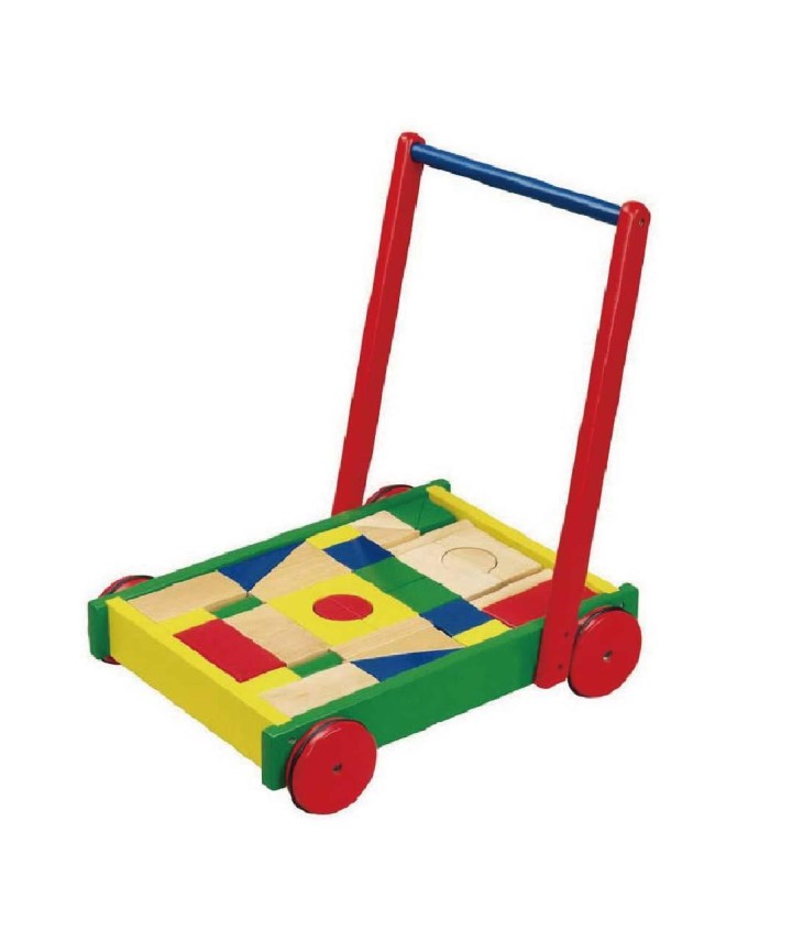 Push Along Truck with Blocks