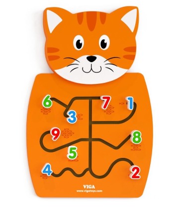 Wall Toy Kitten - Matching Numbers