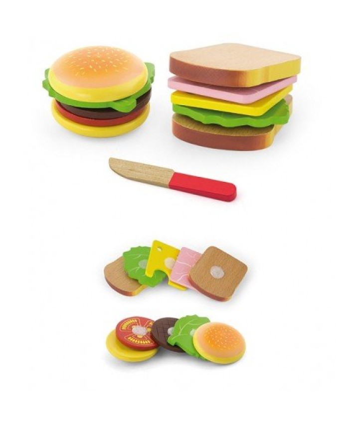 Playing Food - Hamburger & Sandwich