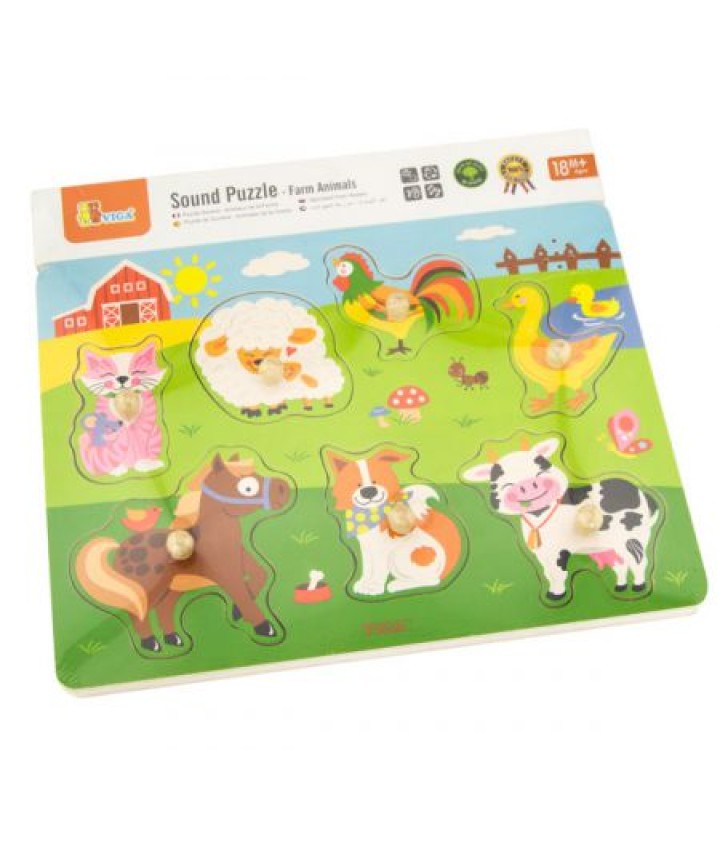 Sounds Puzzle - Farm Animals 