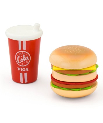 Hamburger and Coke Cola Play Set